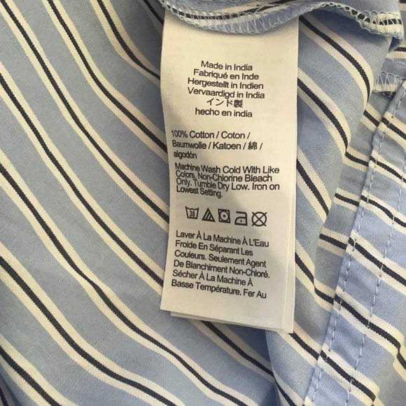 J. Crew Elena striped shirt dress - Picture 4 of 4